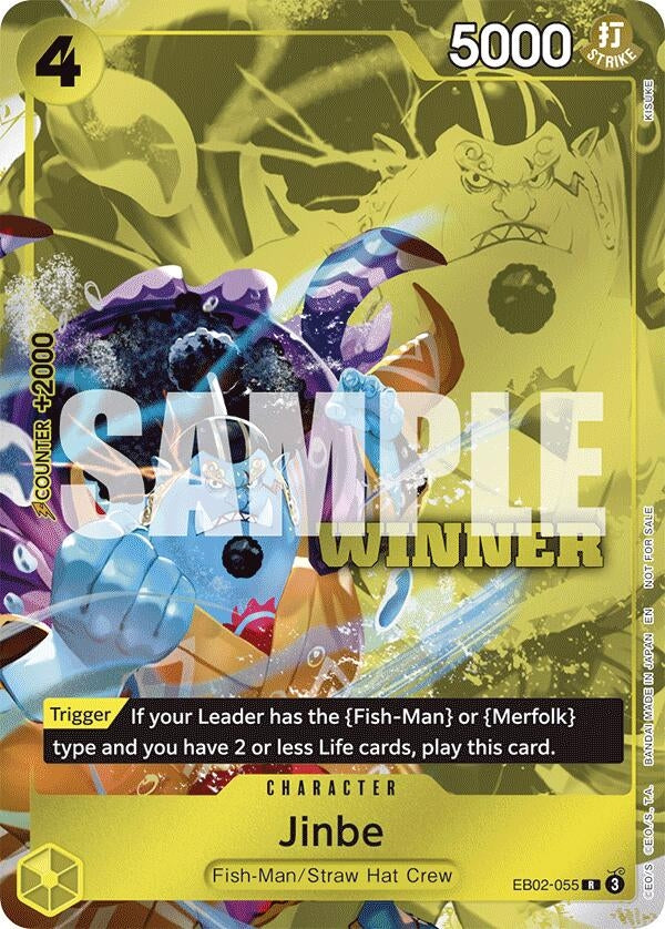 Jinbe (Winner Pack 2025 Vol. 3) (EB02-055) [One Piece Promotion Cards]