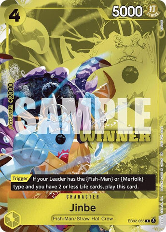 Jinbe (Winner Pack 2025 Vol. 3) (EB02-055) [One Piece Promotion Cards]