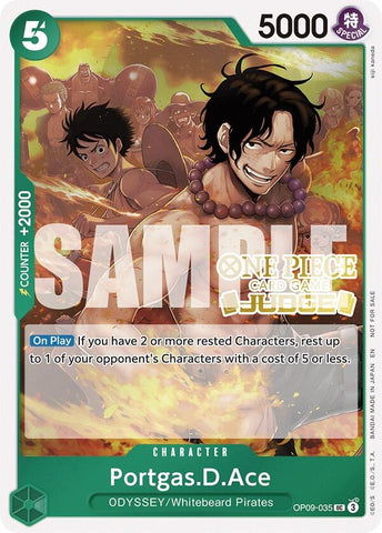 Portgas.D.Ace (Judge Pack Vol. 6) (OP09-035) (One Piece Promotion Cards)
