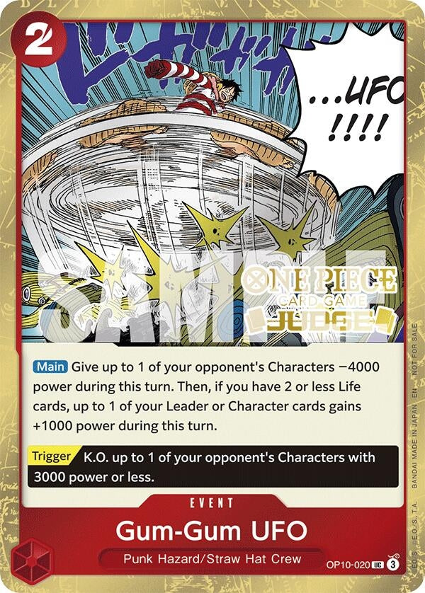 Gum-Gum UFO (Judge Pack Vol. 6) (OP10-020) [One Piece Promotion Cards]