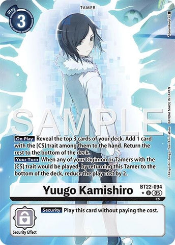 Yuugo Kamishiro (Alternate Art) (BT22-094 U) (Cyber Eden)