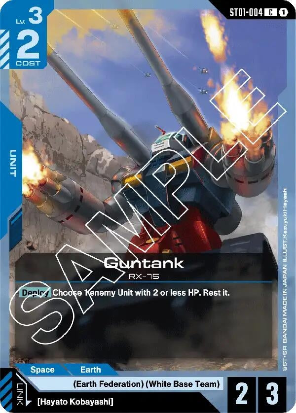 Image for Guntank (ST01-004) [Starter Deck 01: Heroic Beginnings] - Gundam Card Game
