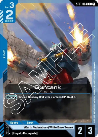 Image for Guntank (ST01-004) [Starter Deck 01: Heroic Beginnings] - Gundam Card Game