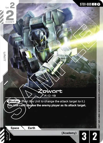 Image for Zowort (ST01-009) [Starter Deck 01: Heroic Beginnings] - Gundam Card Game