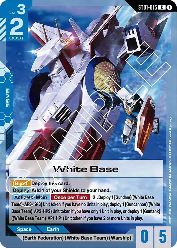 Image for White Base (ST01-015) [Starter Deck 01: Heroic Beginnings] - Gundam Card Game
