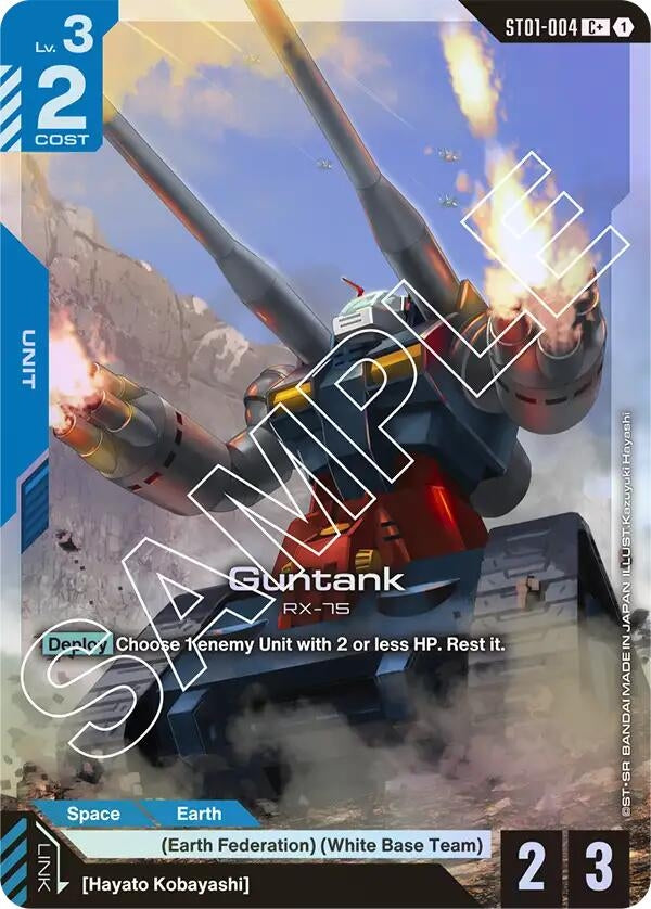 Image for Guntank (C+) (ST01-004) [Starter Deck 01: Heroic Beginnings] - Gundam Card Game