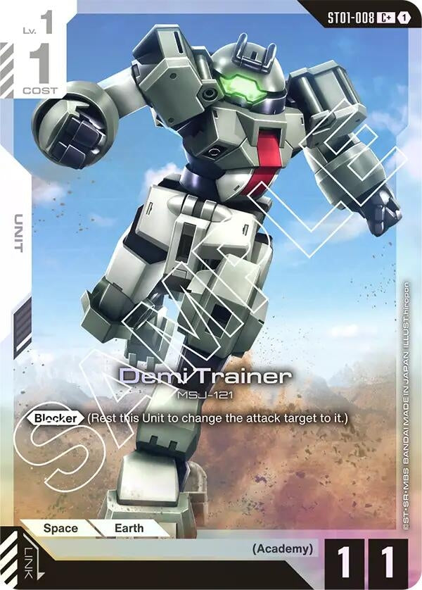Image for Demi Trainer (C+) (ST01-008) [Starter Deck 01: Heroic Beginnings] - Gundam Card Game