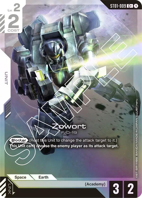 Image for Zowort (C+) (ST01-009) [Starter Deck 01: Heroic Beginnings] - Gundam Card Game