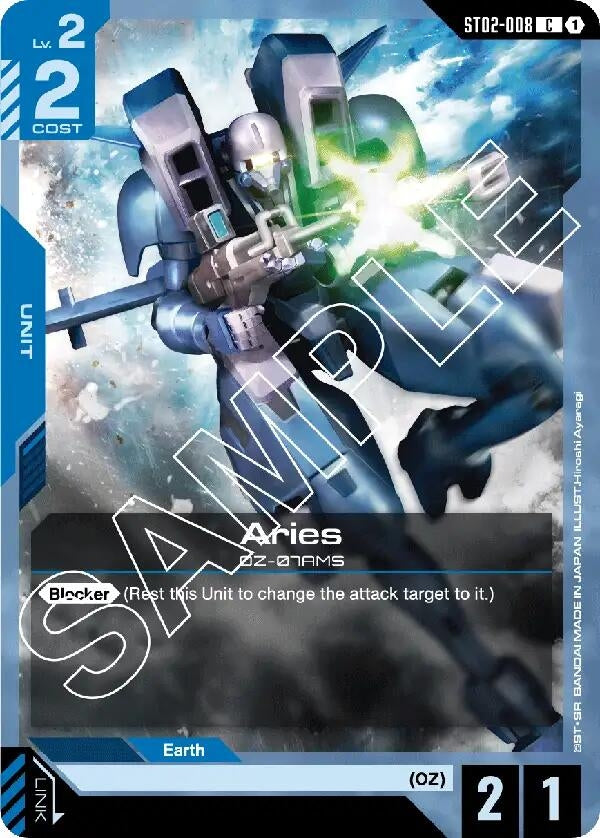 Image for Aries (ST02-008) [Starter Deck 02: Wings of Advance] - Gundam Card Game