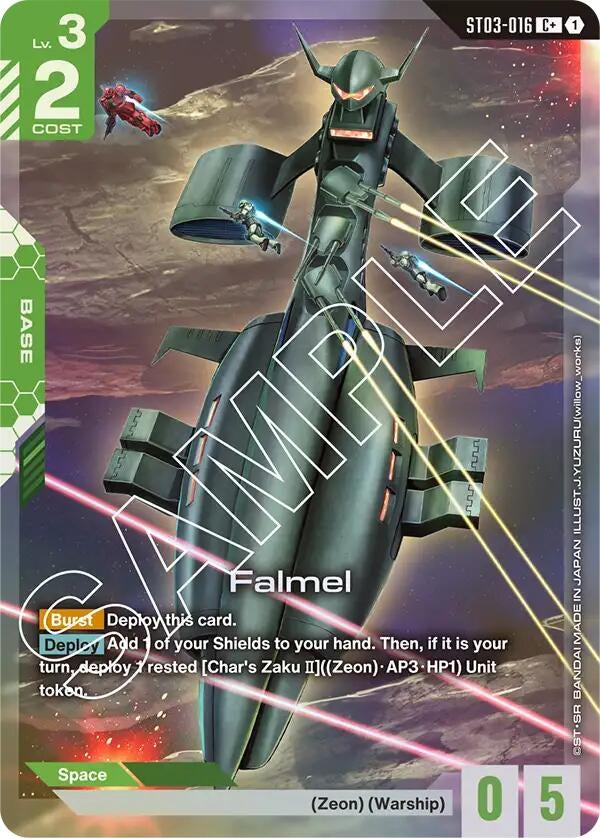 Image for Falmel (C+) (ST03-016) [Starter Deck 03: Zeon's Rush] - Gundam Card Game