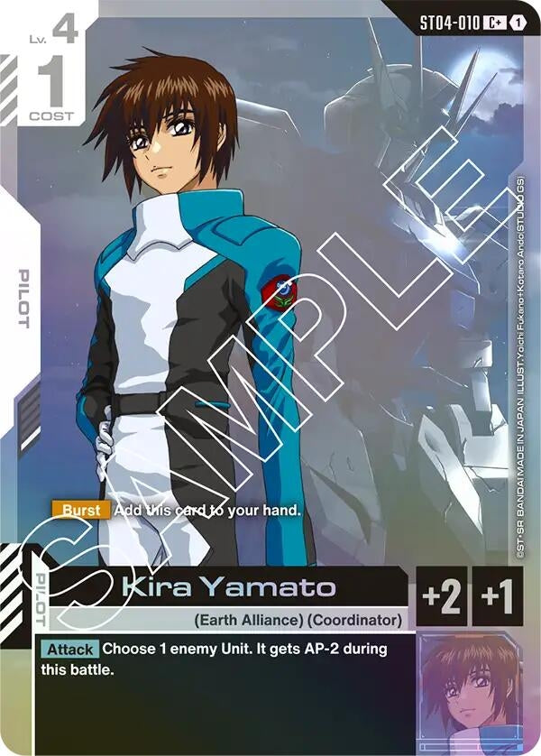 Image for Kira Yamato (C+) (ST04-010) [Starter Deck 04: SEED Strike] - Gundam Card Game