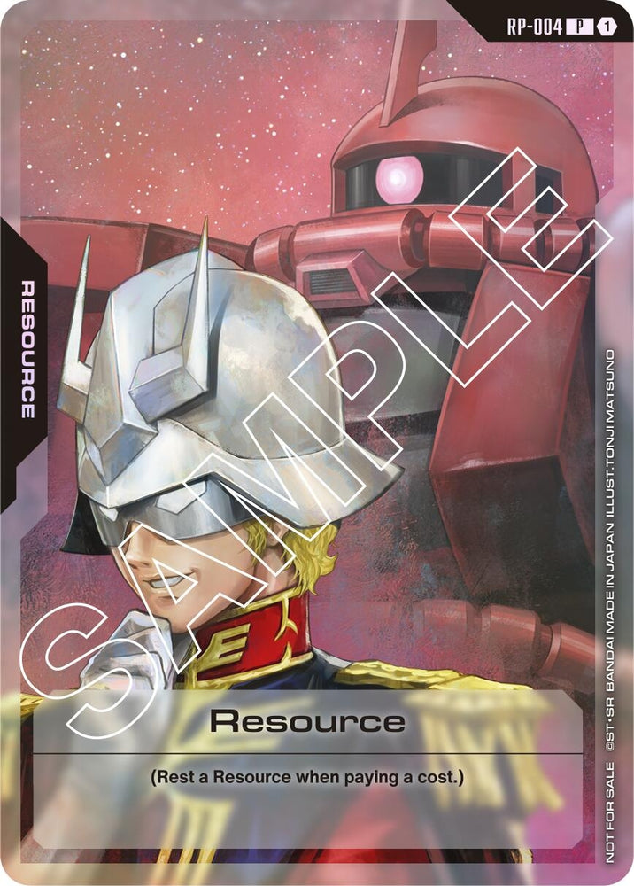 Image for Resource (RP-004) (Mobile Suit Gundam) (RP-004) [Promotional Resource Tokens] - Gundam Card Game