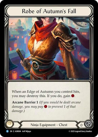 Image for Robe of Autumn's Fall (ASR004) (Armory Deck: Ira) - Flesh and Blood TCG