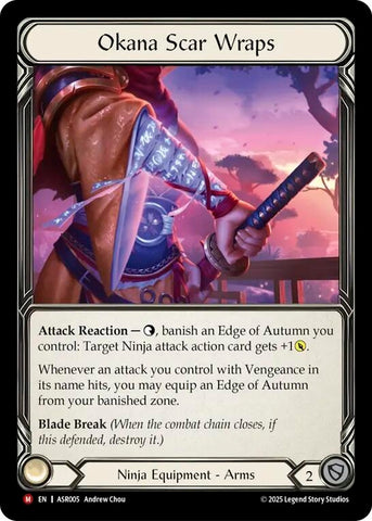 Image for Okana Scar Wraps (ASR005) (Armory Deck: Ira) - Flesh and Blood TCG
