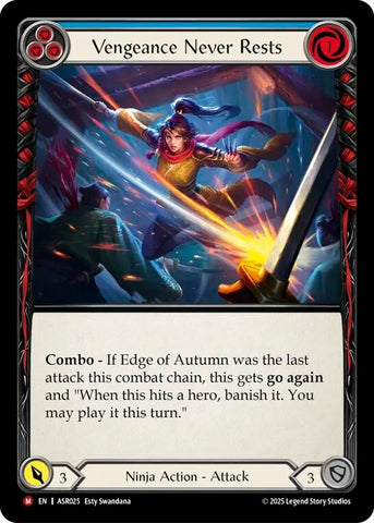 Image for Vengeance Never Rests (ASR025) (Armory Deck: Ira) - Flesh and Blood TCG