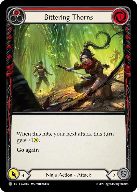 Image for Bittering Thorns (Red) (ASR007) (Armory Deck: Ira) - Flesh and Blood TCG