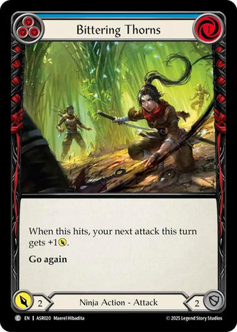 Image for Bittering Thorns (Blue) (ASR020) (Armory Deck: Ira) - Flesh and Blood TCG