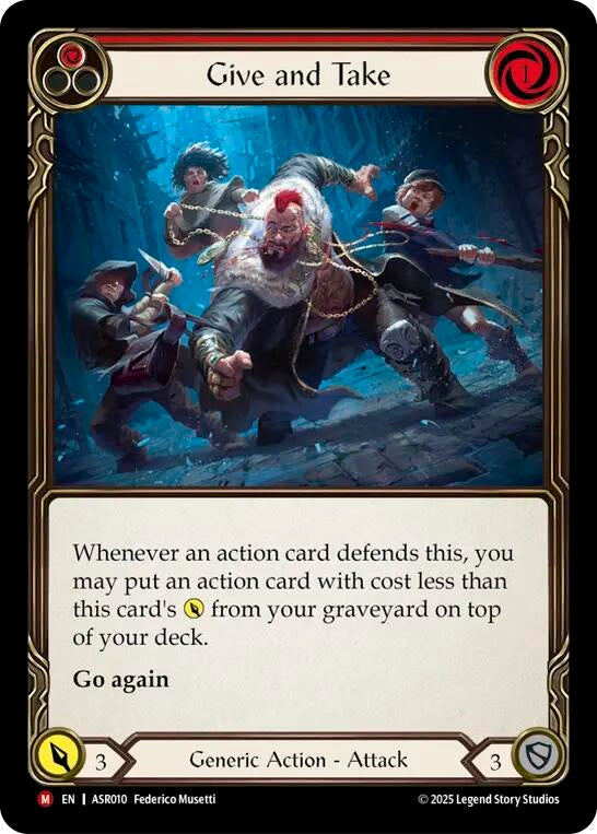 Image for Give and Take (ASR010) (Armory Deck: Ira) - Flesh and Blood TCG