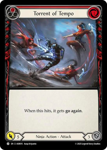 Image for Torrent of Tempo (Red) (ASR015) (Armory Deck: Ira) - Flesh and Blood TCG