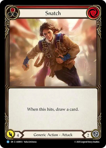 Image for Snatch (Red) (ASR013) (Armory Deck: Ira) - Flesh and Blood TCG