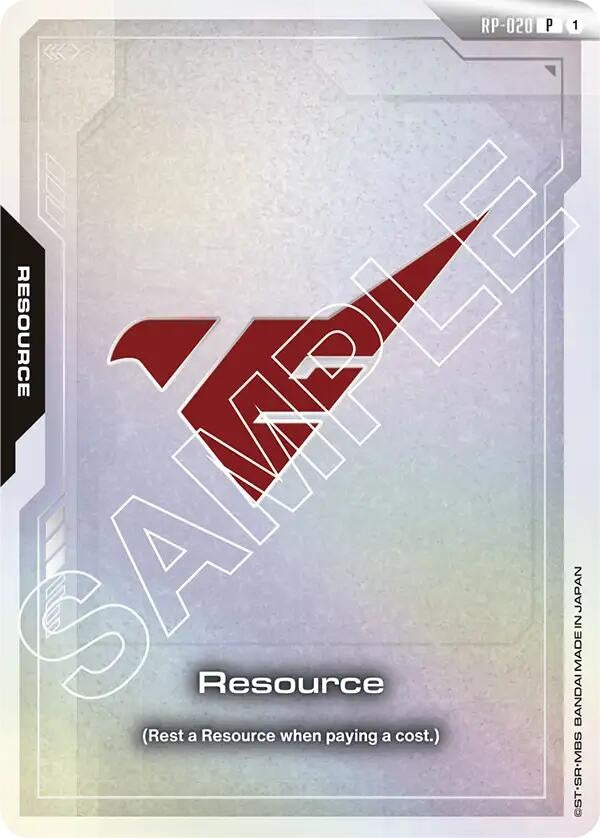 Image for Resource (RP-020) (Asticassia School of Technology) (RP-020) [Promotional Resource Tokens] - Gundam Card Game