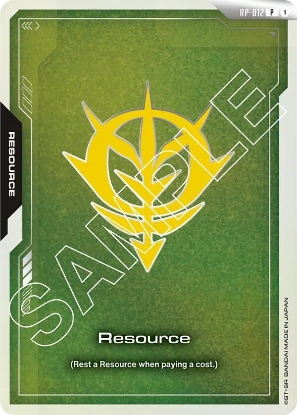 Image for Resource (RP-012) (Zeon Force) (RP-012) [Promotional Resource Tokens] - Gundam Card Game