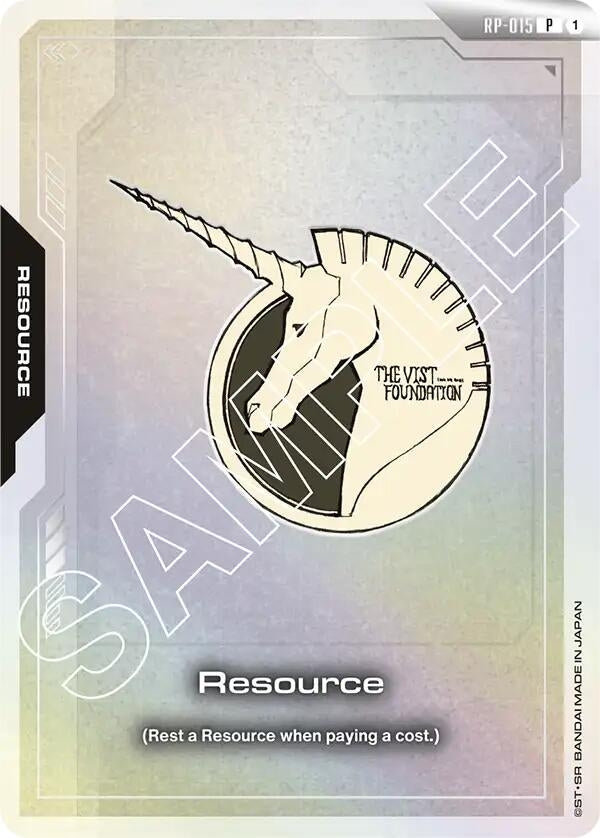 Image for Resource (RP-015) (Vist Foundation) (RP-015) [Promotional Resource Tokens] - Gundam Card Game