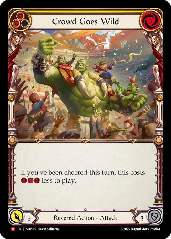 Image for Crowd Goes Wild (SUP019) (Super Slam) - Flesh and Blood TCG