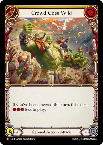 Image for Crowd Goes Wild (SUP019) (Super Slam) - Flesh and Blood TCG