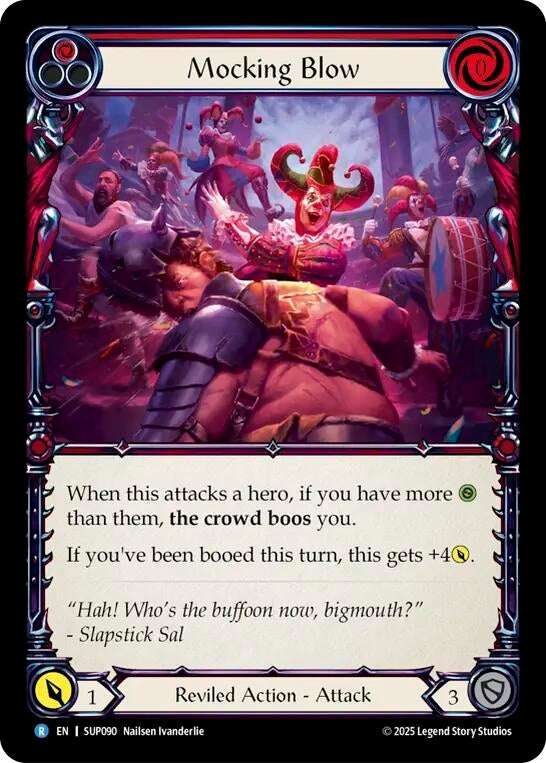 Image for Mocking Blow (Red) (SUP090) (Super Slam) - Flesh and Blood TCG