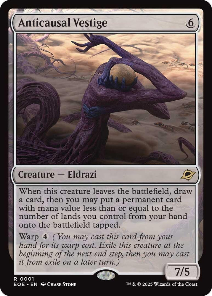 Image for Anticausal Vestige (1) [Edge of Eternities] - Magic: The Gathering