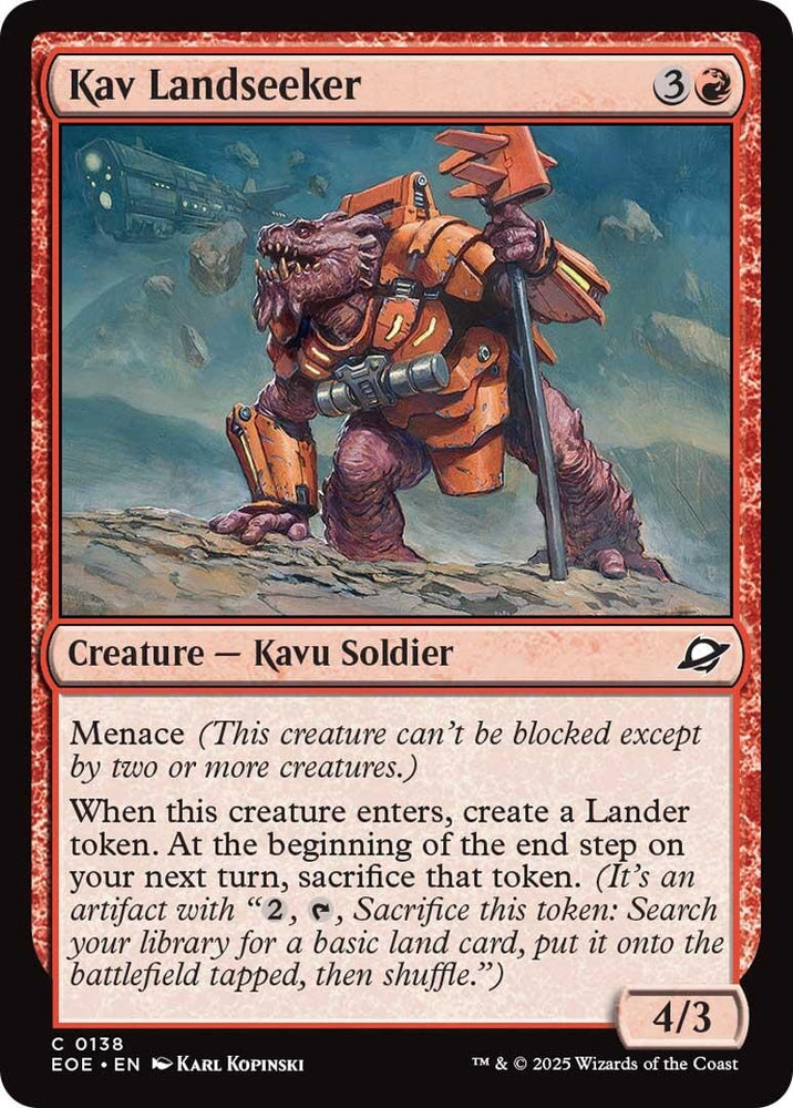 Image for Kav Landseeker (138) [Edge of Eternities] - Magic: The Gathering