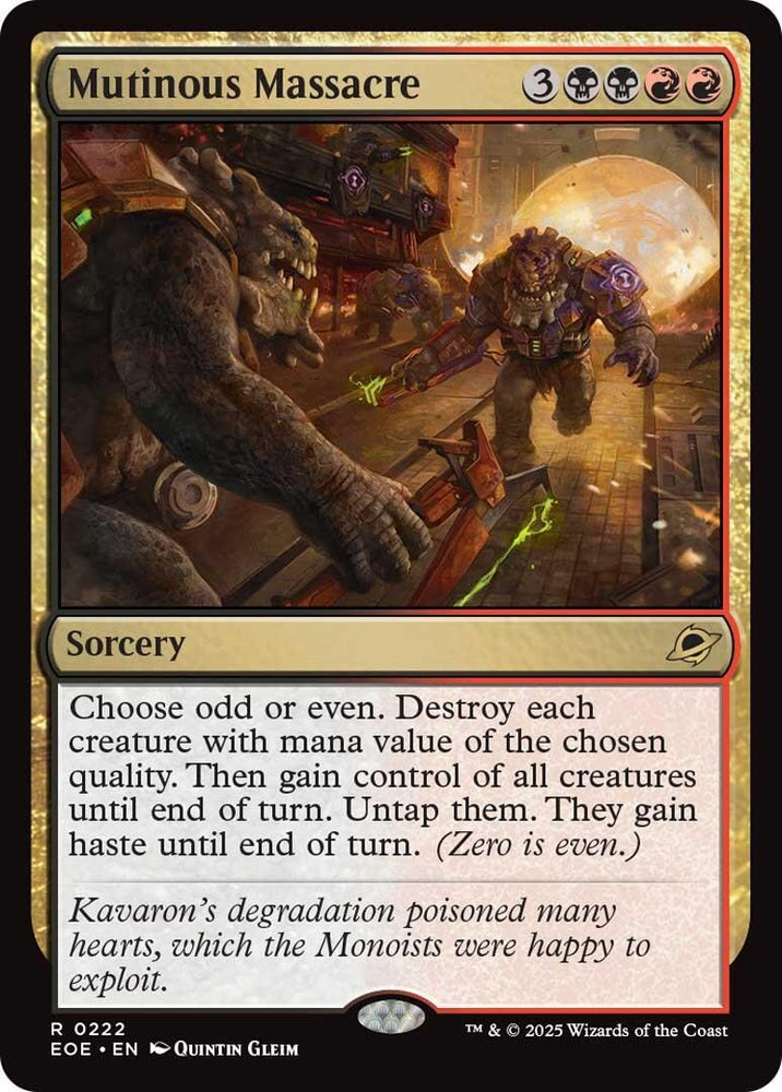 Image for Mutinous Massacre (222) [Edge of Eternities] (EOE) - Magic: The Gathering