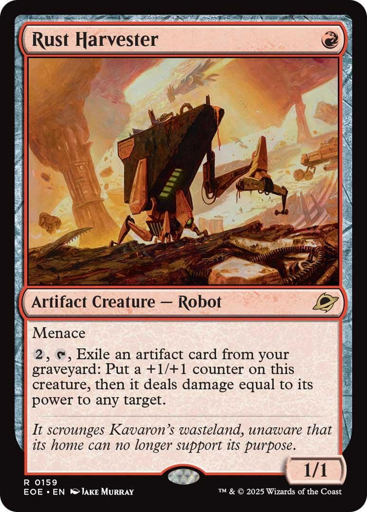 Image for Rust Harvester (159) [Edge of Eternities] (EOE) - Magic: The Gathering