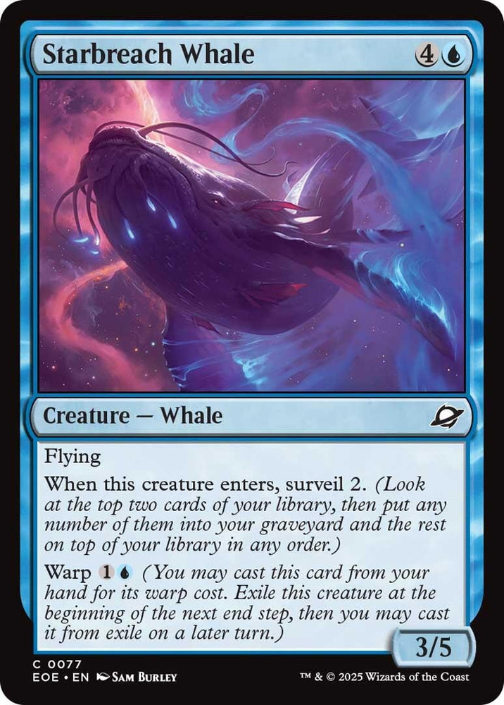Image for Starbreach Whale (77) [Edge of Eternities] (EOE) - Magic: The Gathering