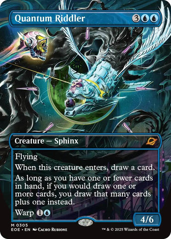Image for Quantum Riddler (Borderless) (305) [Edge of Eternities] - Magic: The Gathering