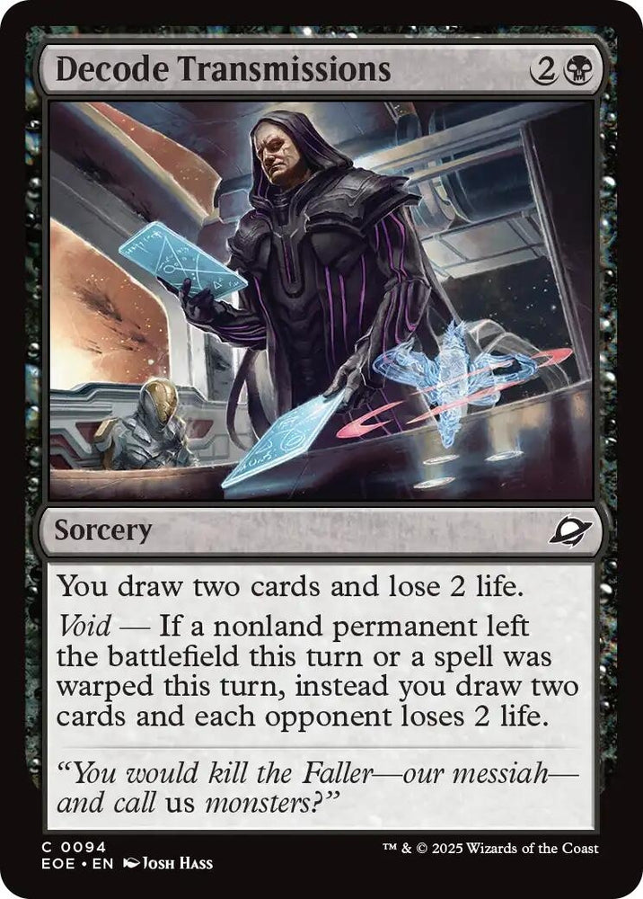 Image for Decode Transmissions (94) [Edge of Eternities] - Magic: The Gathering