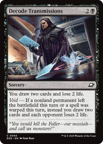 Image for Decode Transmissions (94) [Edge of Eternities] - Magic: The Gathering