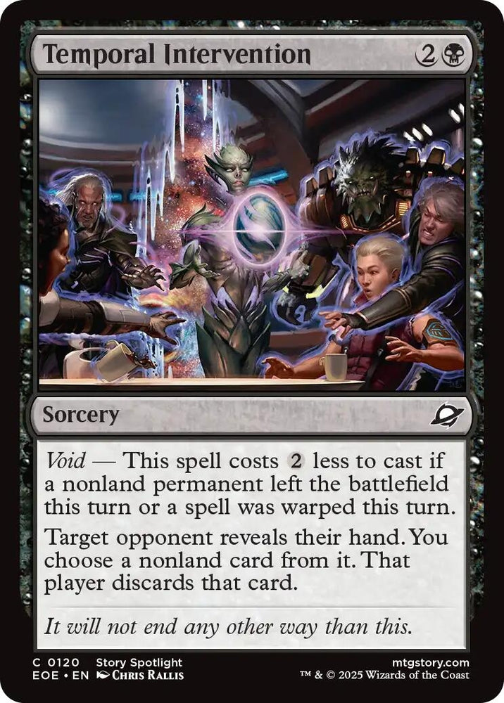 Image for Temporal Intervention (120) [Edge of Eternities] - Magic: The Gathering
