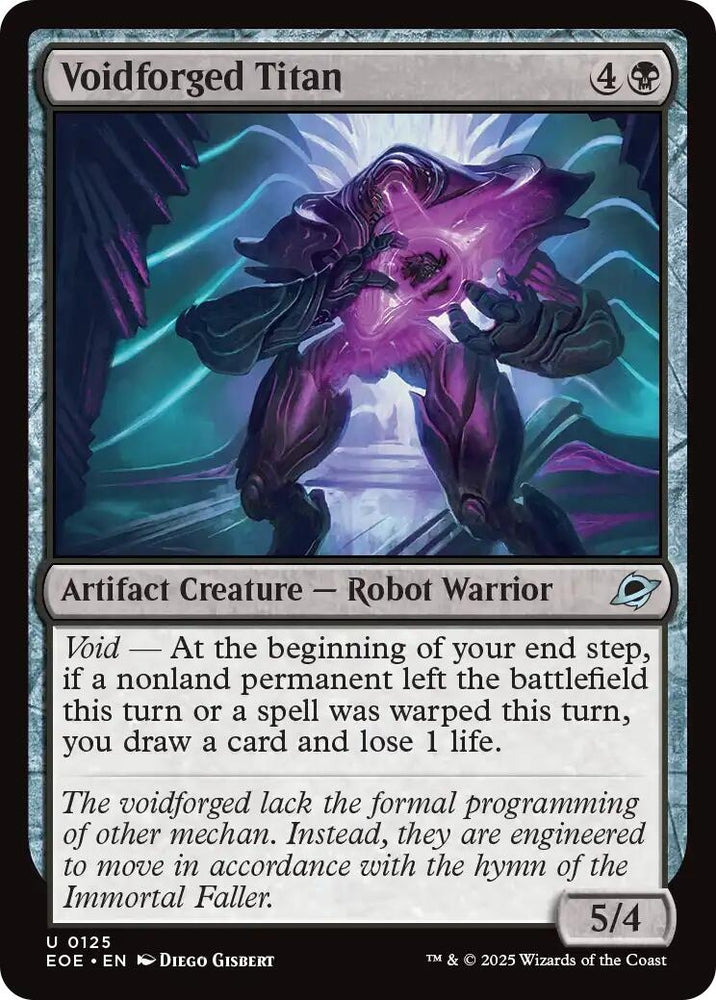 Image for Voidforged Titan (125) [Edge of Eternities] - Magic: The Gathering