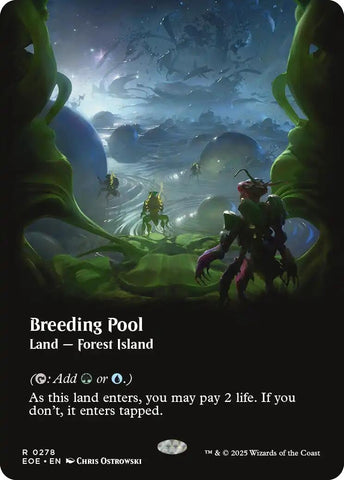 Image for Breeding Pool (Borderless) (278) [Edge of Eternities] - Magic: The Gathering