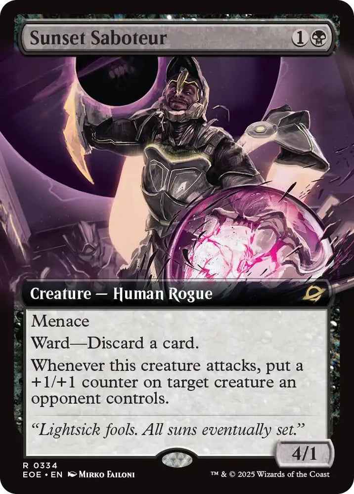 Image for Sunset Saboteur (Extended Art) (334) [Edge of Eternities] - Magic: The Gathering
