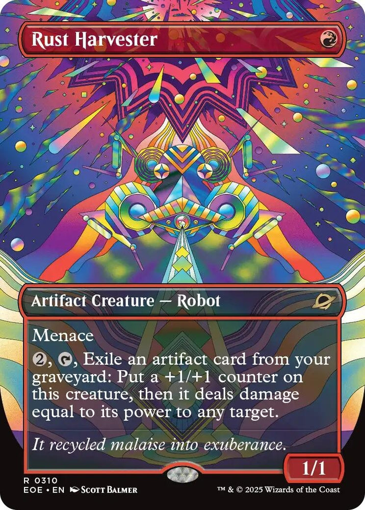 Image for Rust Harvester (Borderless) (310) [Edge of Eternities] - Magic: The Gathering