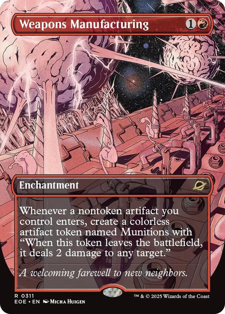Image for Weapons Manufacturing (Borderless) (311) [Edge of Eternities] - Magic: The Gathering
