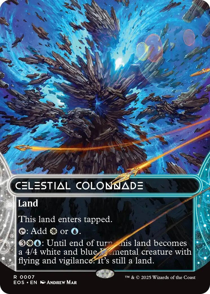Image for Celestial Colonnade (0007) (Borderless) (7) [Edge of Eternities: Stellar Sights] - Magic: The Gathering