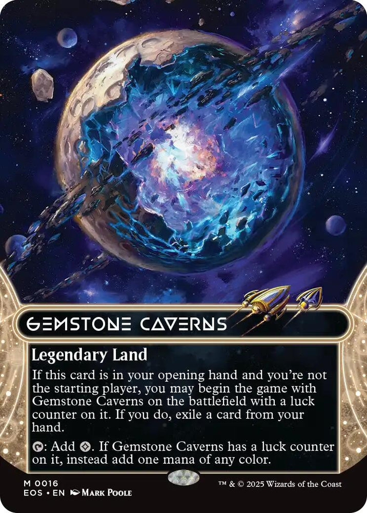 Image for Gemstone Caverns (0016) (Borderless) (16) [Edge of Eternities: Stellar Sights] - Magic: The Gathering