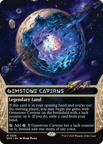 Image for Gemstone Caverns (0016) (Borderless) (16) [Edge of Eternities: Stellar Sights] - Magic: The Gathering