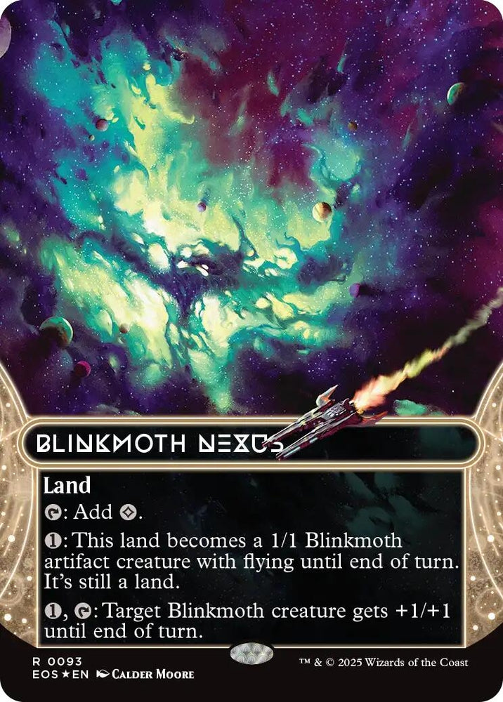 Image for Blinkmoth Nexus (0093) (Borderless) (Galaxy Foil) (93) [Edge of Eternities: Stellar Sights] - Magic: The Gathering