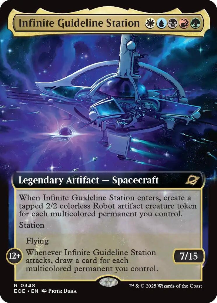 Image for Infinite Guideline Station (Extended Art) (348) [Edge of Eternities] - Magic: The Gathering