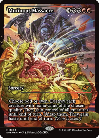 Image for Mutinous Massacre (Showcase) (363) [Edge of Eternities] - Magic: The Gathering